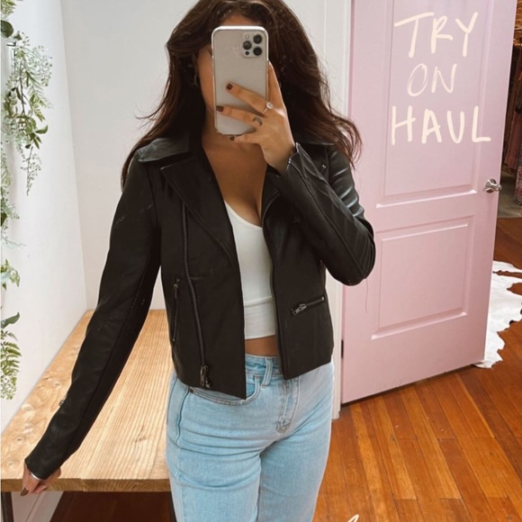 OohLaluxe Easy Rider Faux Leather Jacket - Picture 1 of 7